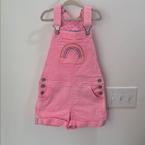 Boden Pink shortalls size 7-8y